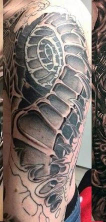Tattoo von Xenomorph Tattoo: Biomechanik Sleeve